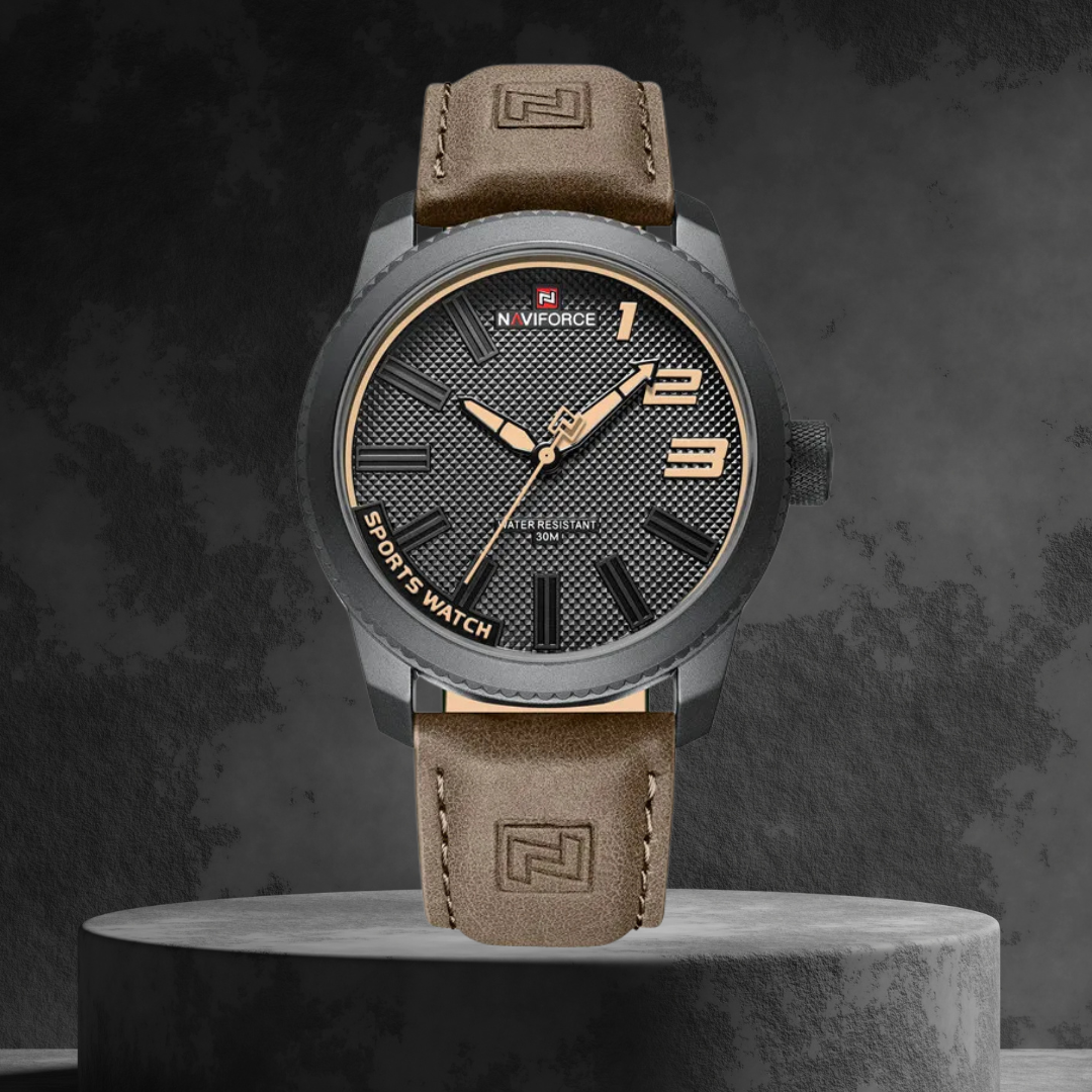 Reloj Naviforce Three Marrón Oscuro